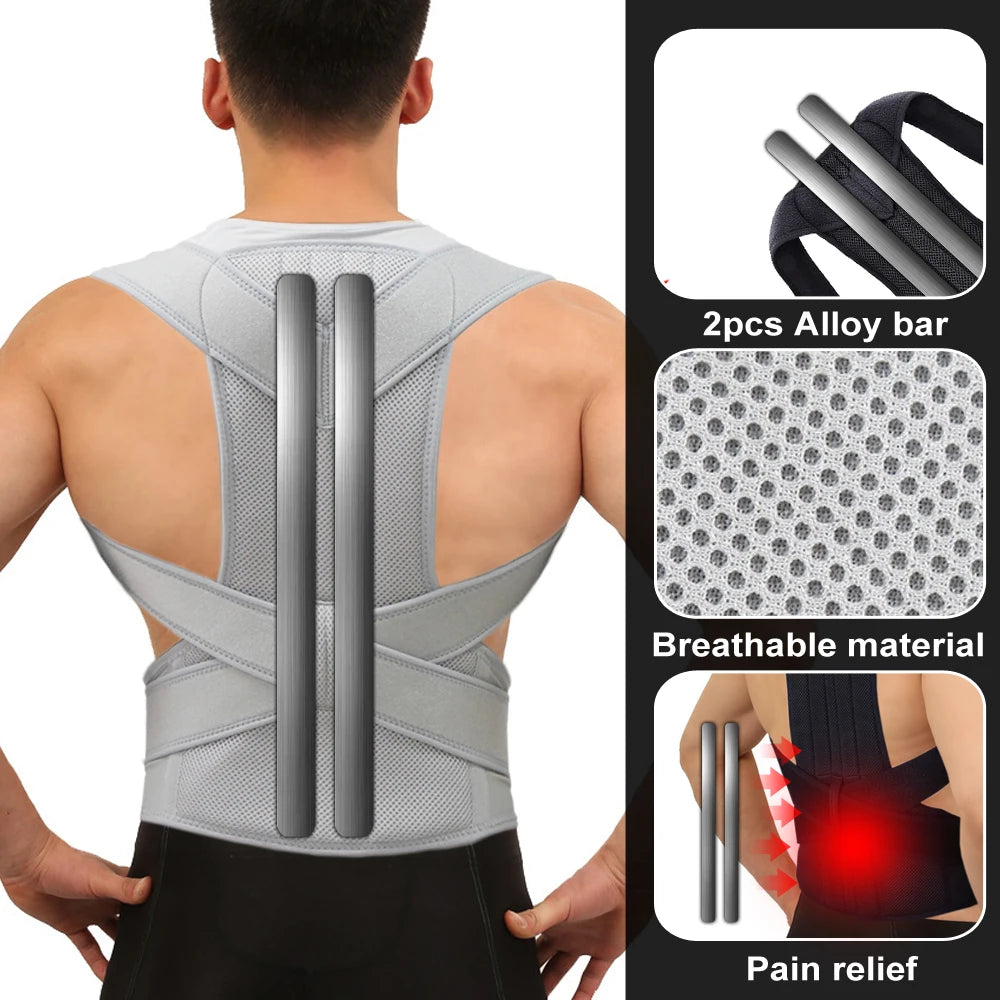 Alloy Spine Support Brace